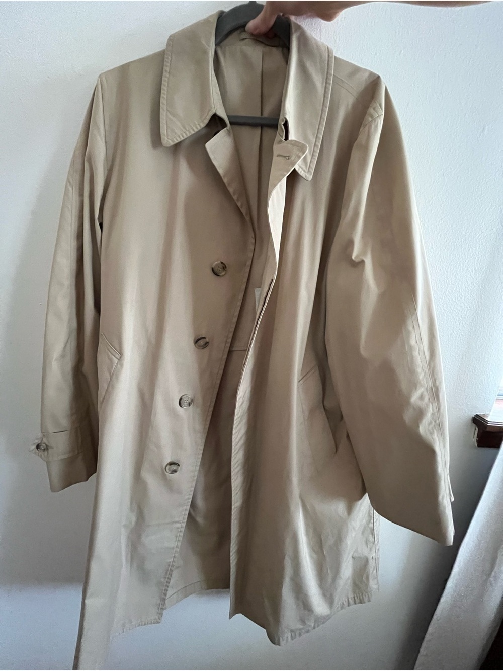 London Fog Beige Men's Trench Coat
